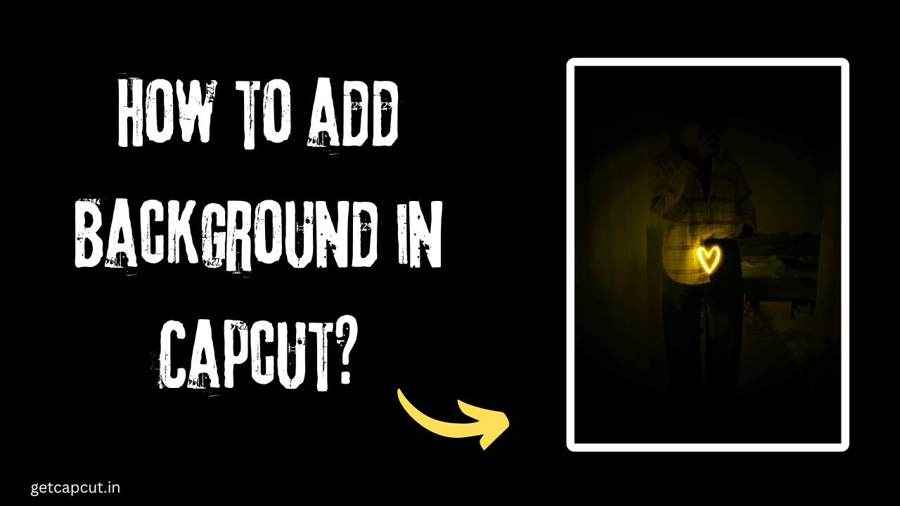 How to add Background in Capcut